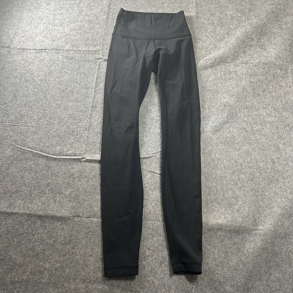 Lululemon Align Leggings Womens 0 High Rise Black Athleisure Yoga 28"